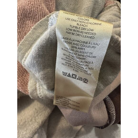 We The Free People Starburst Bomber Sweatshirt Full Zip Dolman Oversized XL - Picture 13 of 16